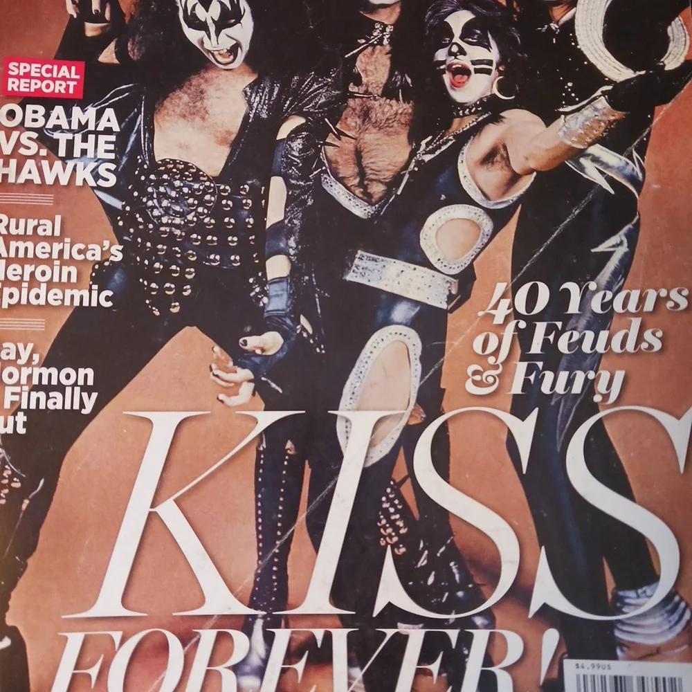 Rolling Stone Magazine KISS April 10 2014 Issue